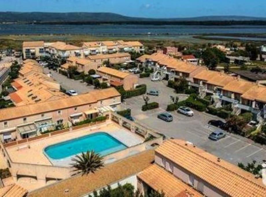 Appart 5P Terrasse Sud Vue Mer, Acces Direct Plage Frontignan Luaran gambar